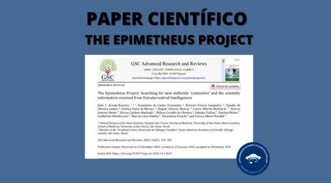 The Epimetheus Project – Press Release LAASU